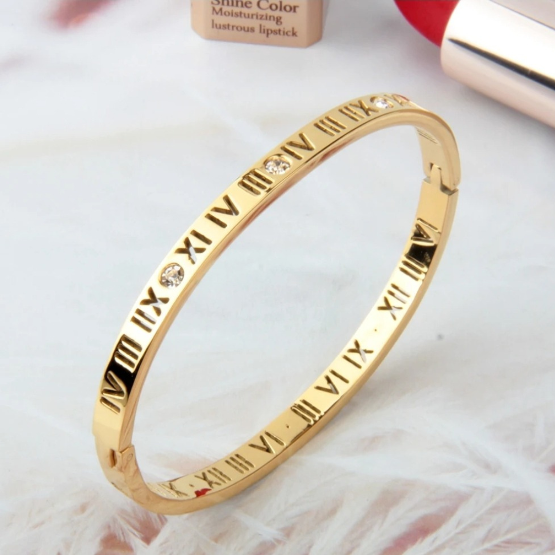 Krystal Roman Numeral Bracelet