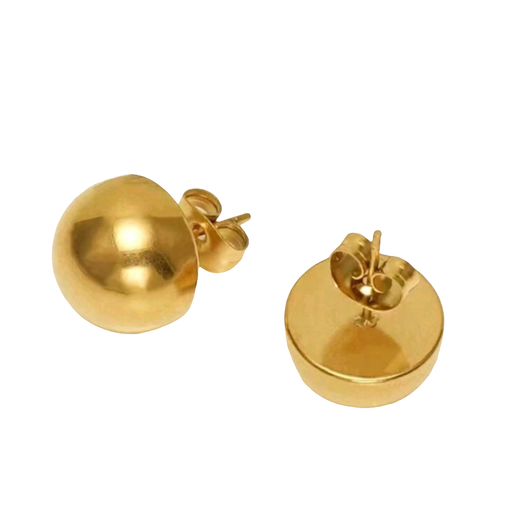 Half Ball Stud Earring