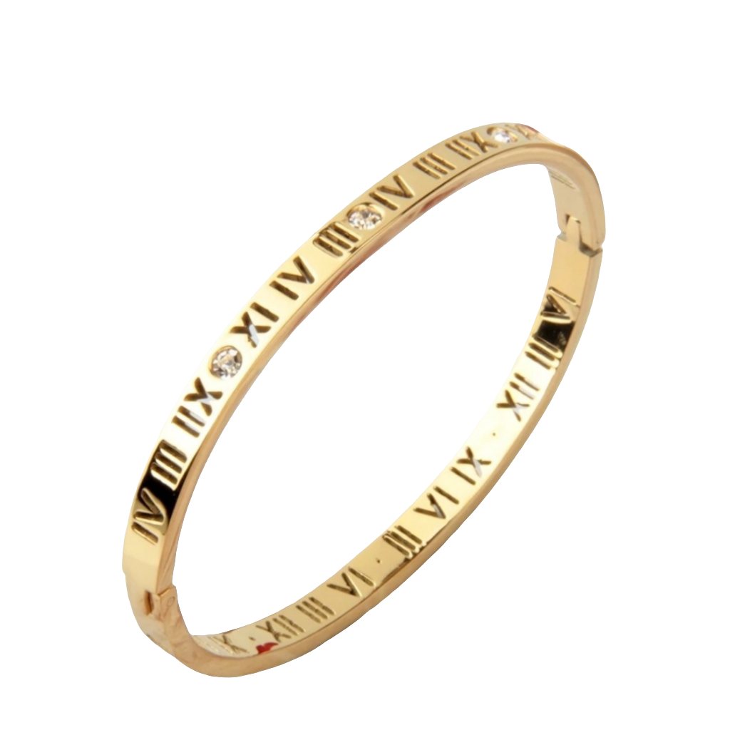 Krystal Roman Numeral Bracelet