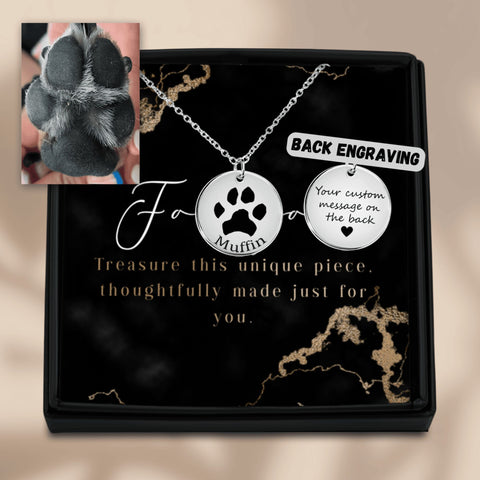 Paw Print Necklace