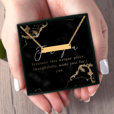 Horizontal Bar Necklace