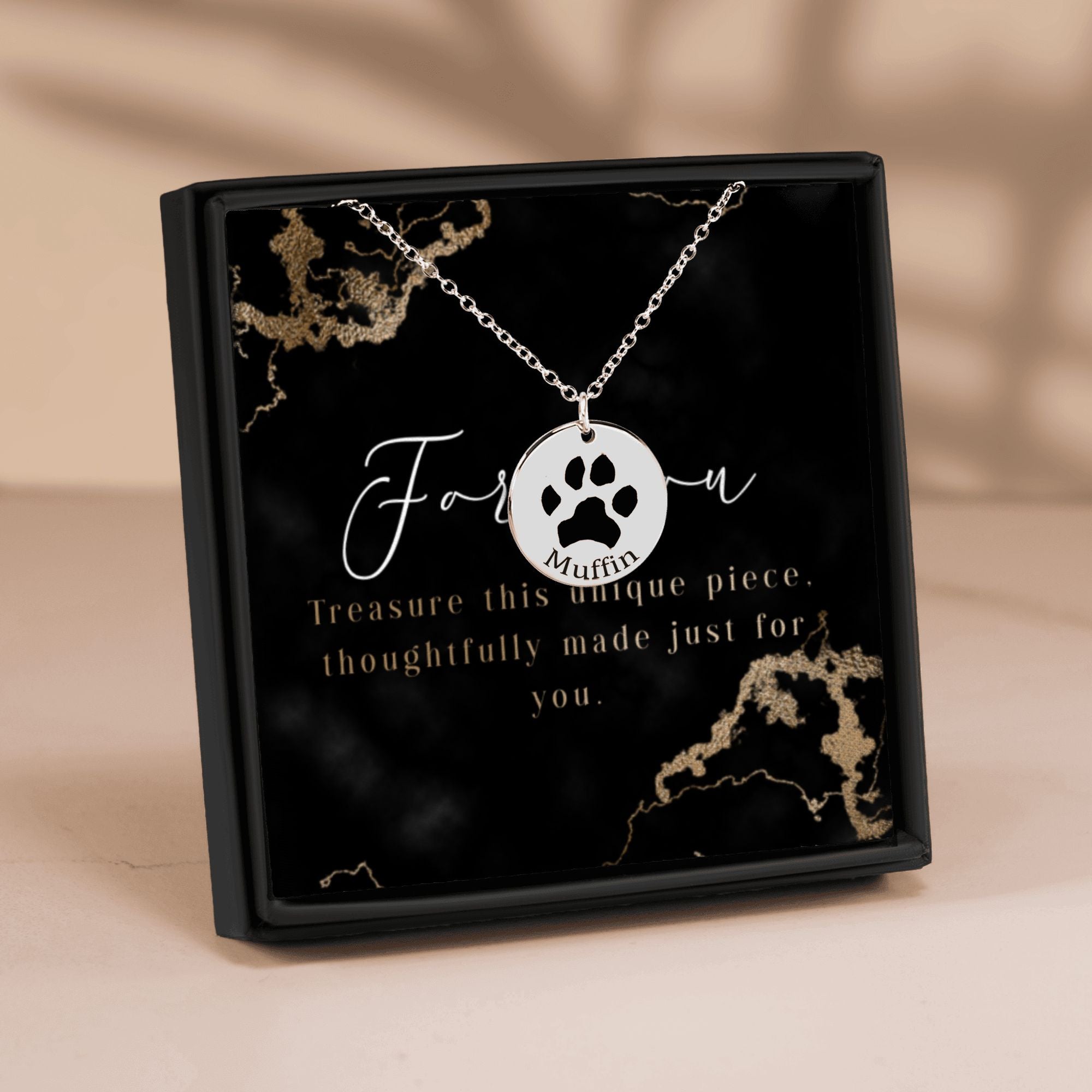 Paw Print Necklace