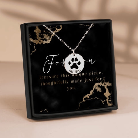 Paw Print Necklace