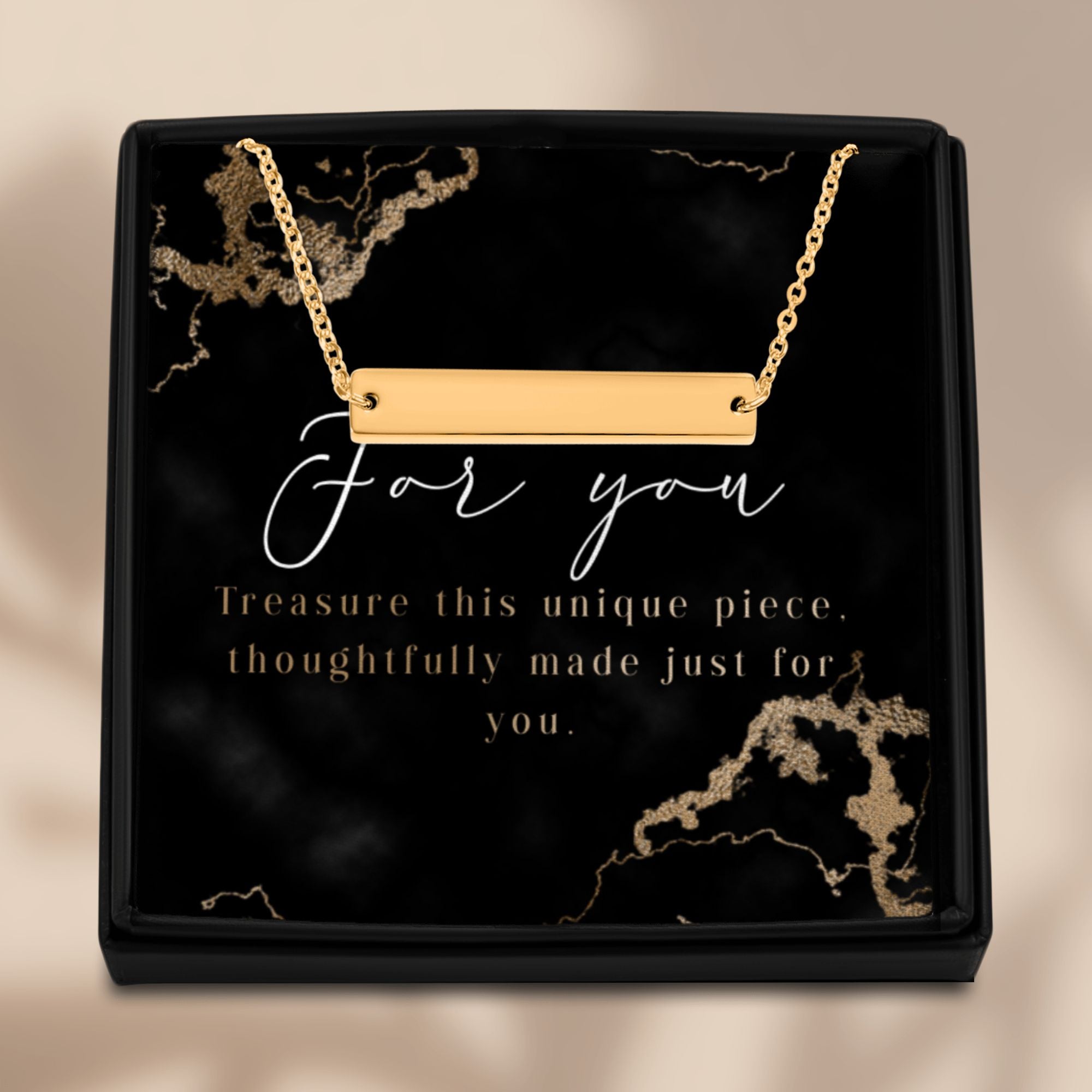 Horizontal Bar Necklace