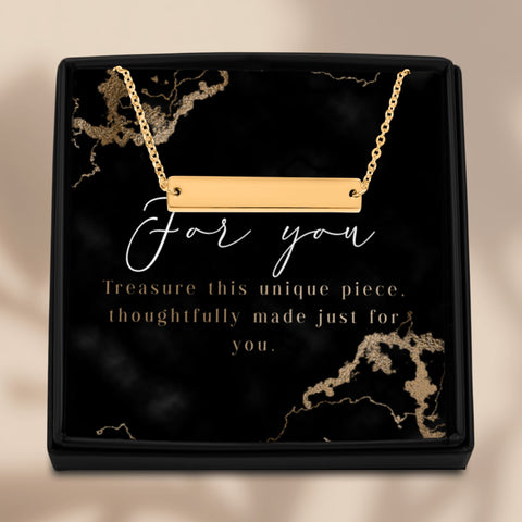 Horizontal Bar Necklace