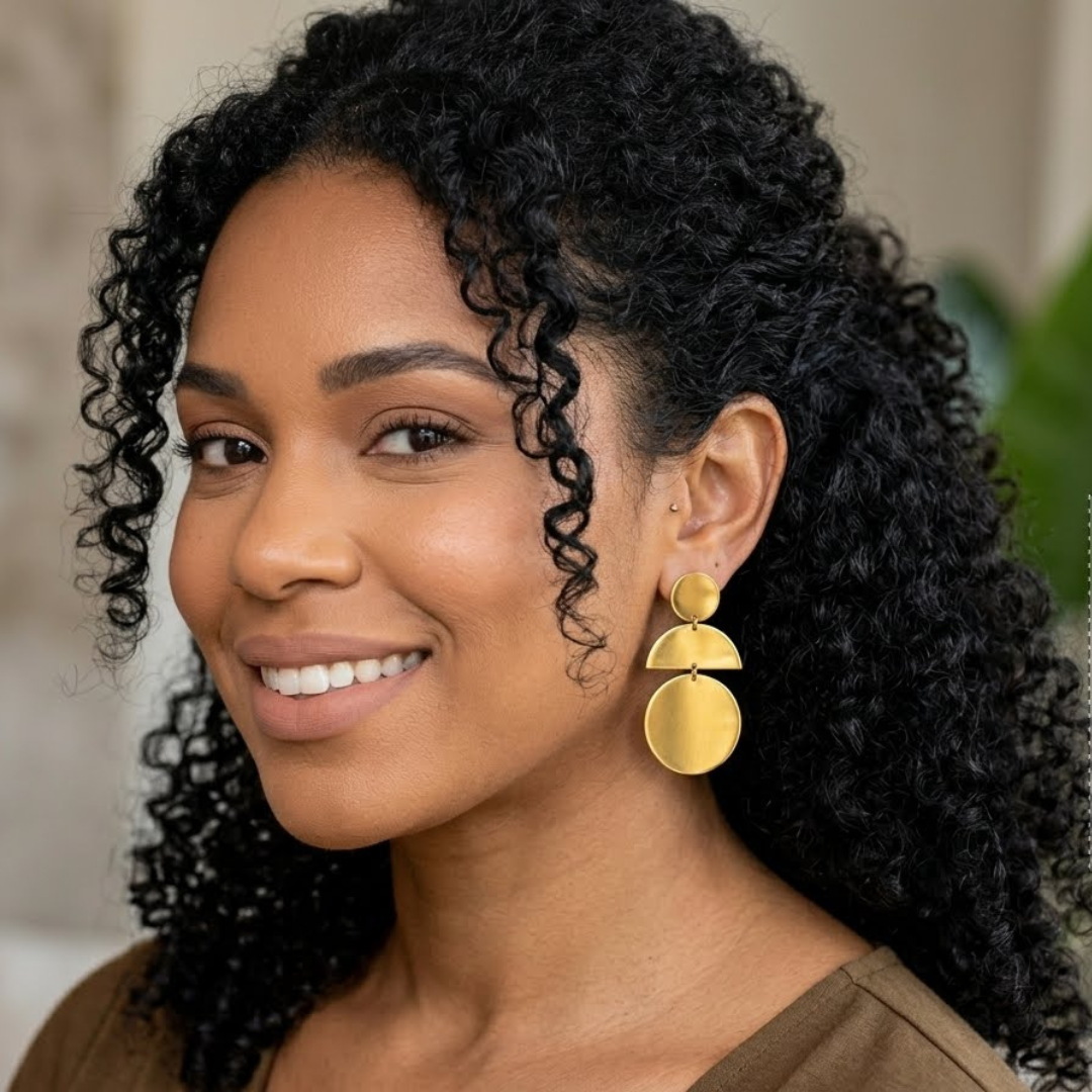 Crescent Drip Earrings