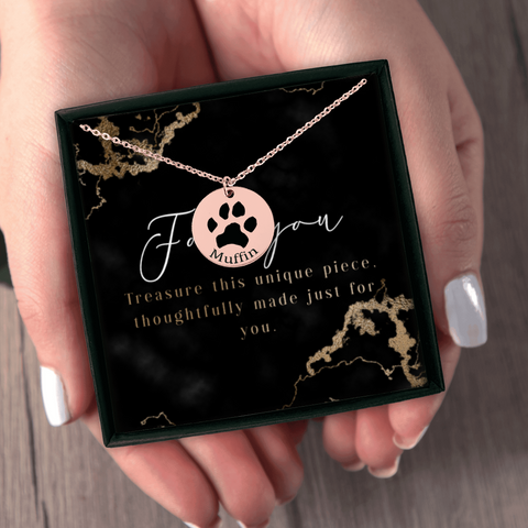 Paw Print Necklace
