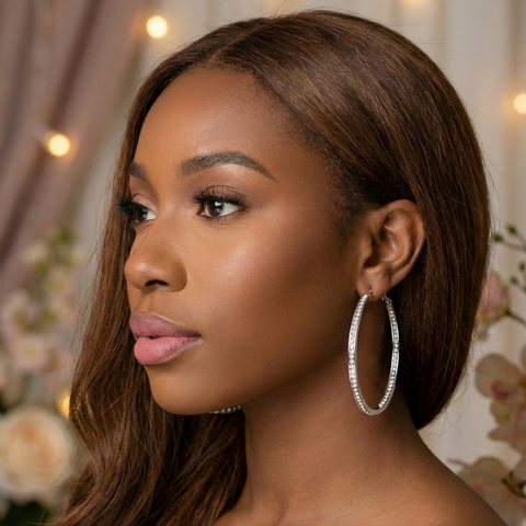 Johanna Double Rhinestone Earrings