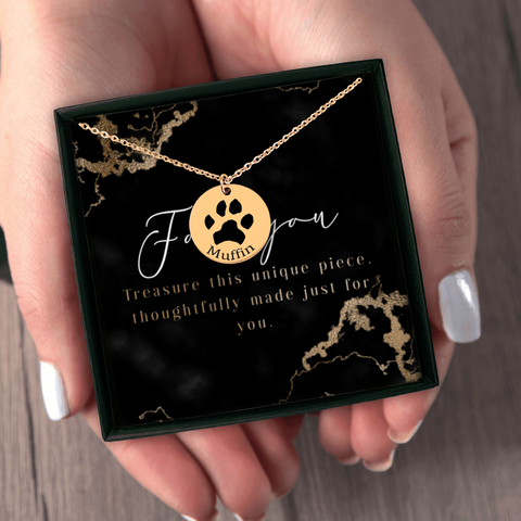 Paw Print Necklace