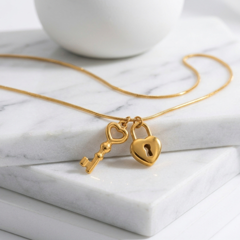 Lock & Key Necklace