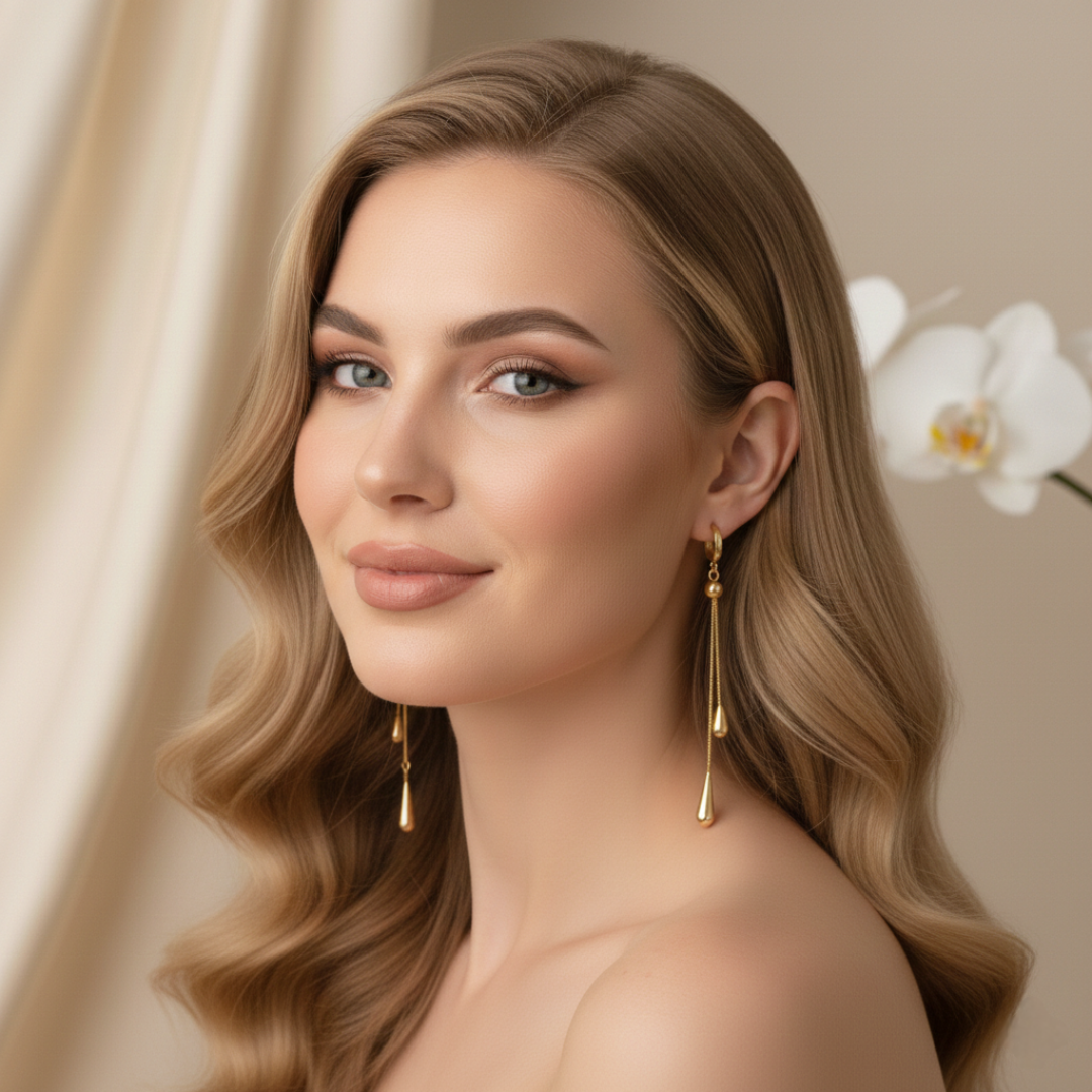 Lumière Cascade Tassel Earrings