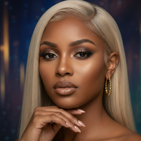 Beaded Hoop Earrings