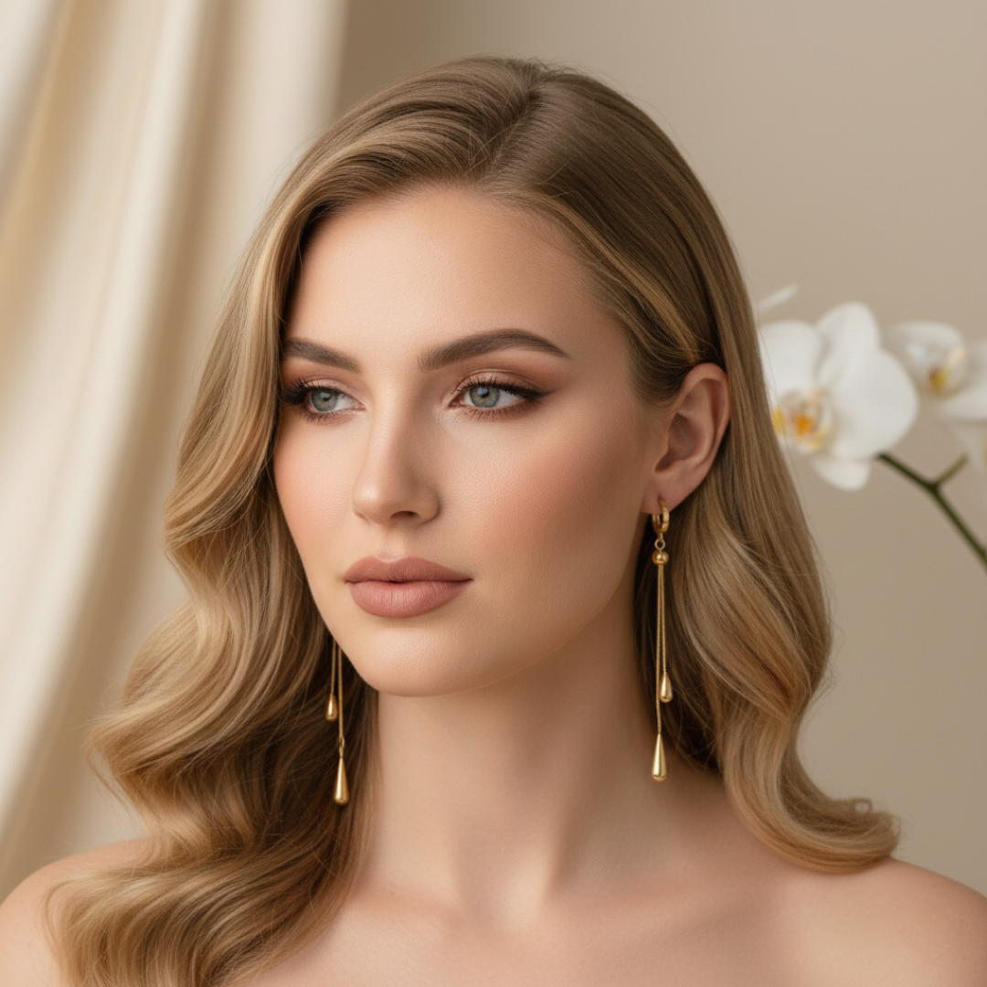 Lumière Cascade Tassel Earrings