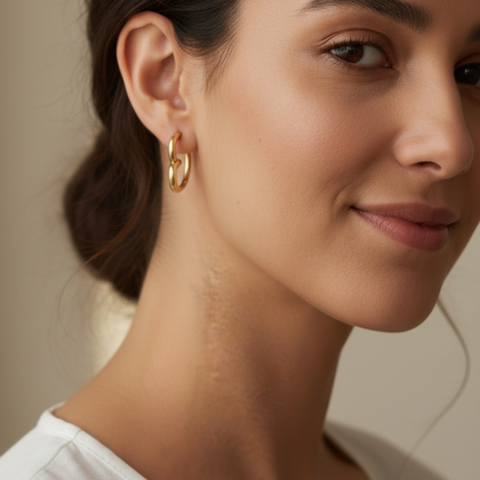 Armour Heart Earrings