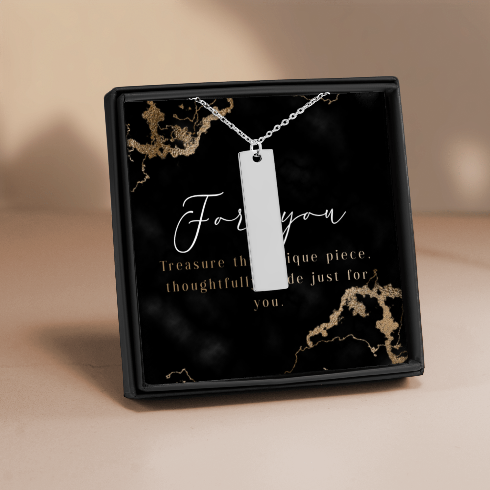 Vertical Name Necklace