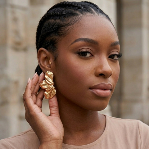 Gala Sculptural Stud Earrings