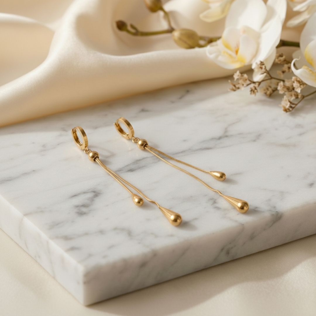 Lumière Cascade Tassel Earrings