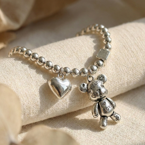 Bear Pendant Bracelet