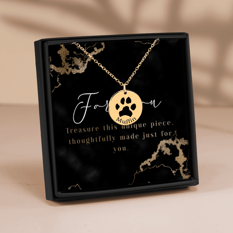 Paw Print Necklace