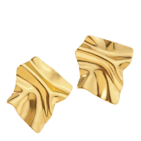 Ripple Stud Earring