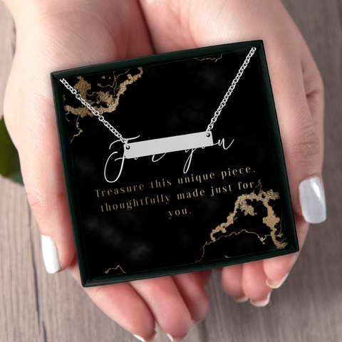 Horizontal Bar Necklace