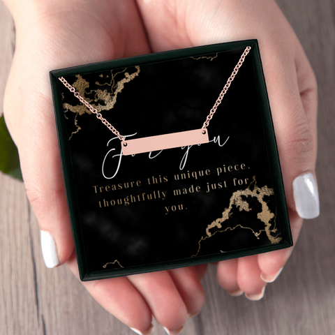 Horizontal Bar Necklace