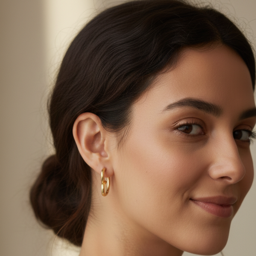 Armour Heart Earrings