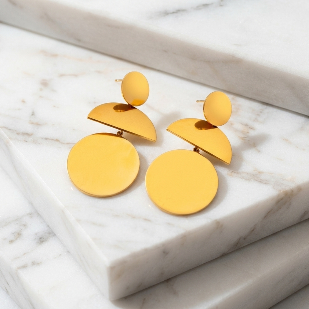 Crescent Drip Earrings