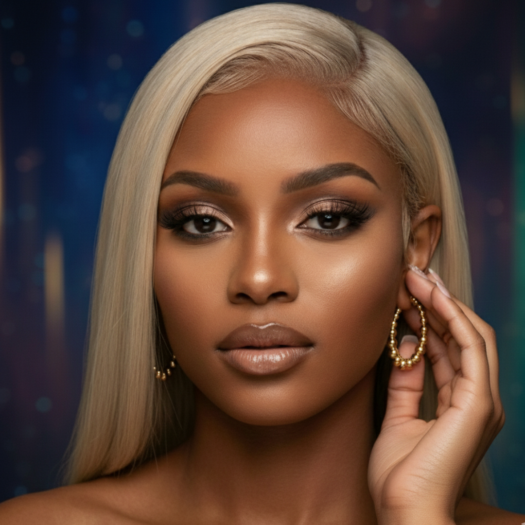 Beaded Hoop Earrings