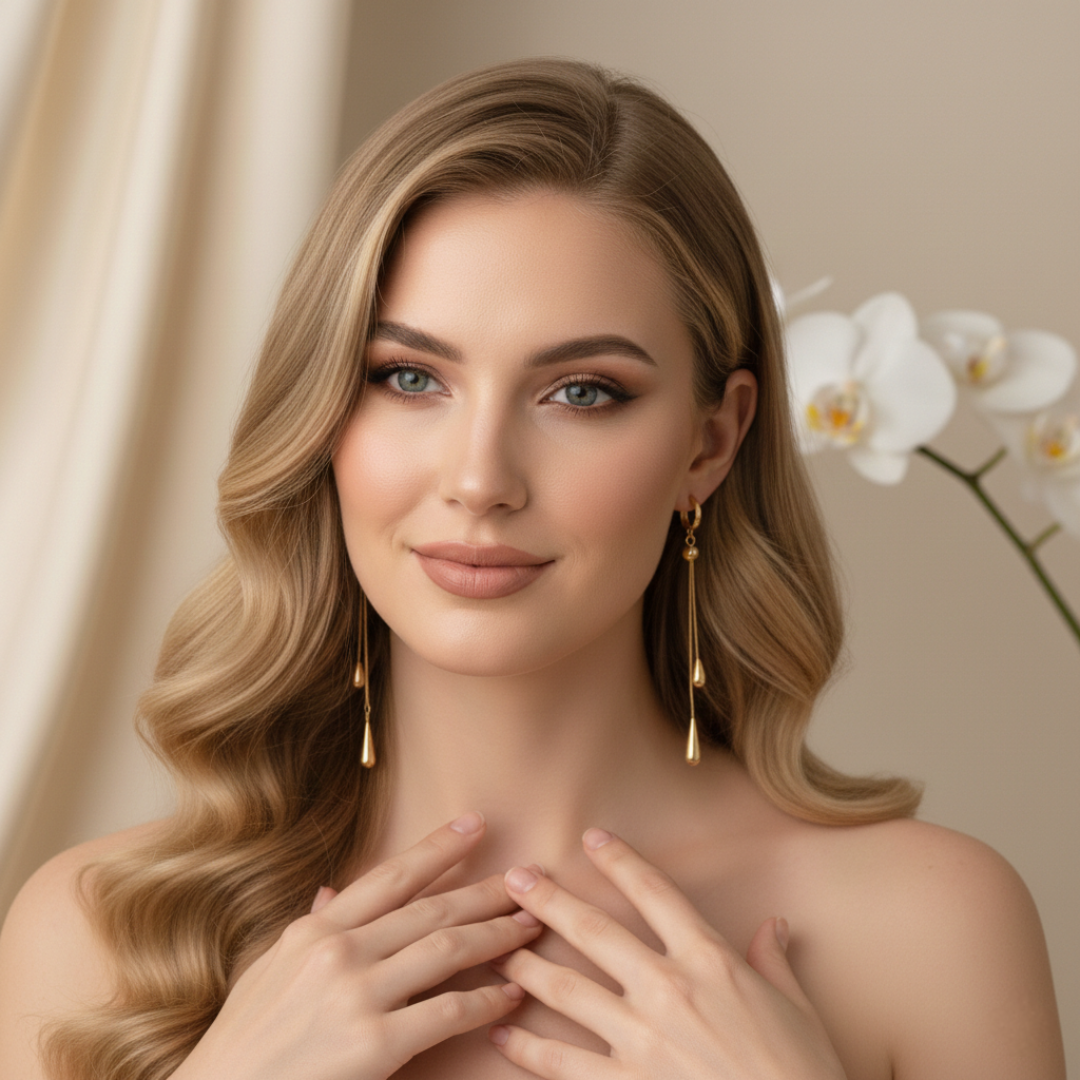 Lumière Cascade Tassel Earrings