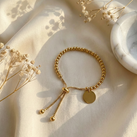 Jada Beaded Drawstring Bracelet