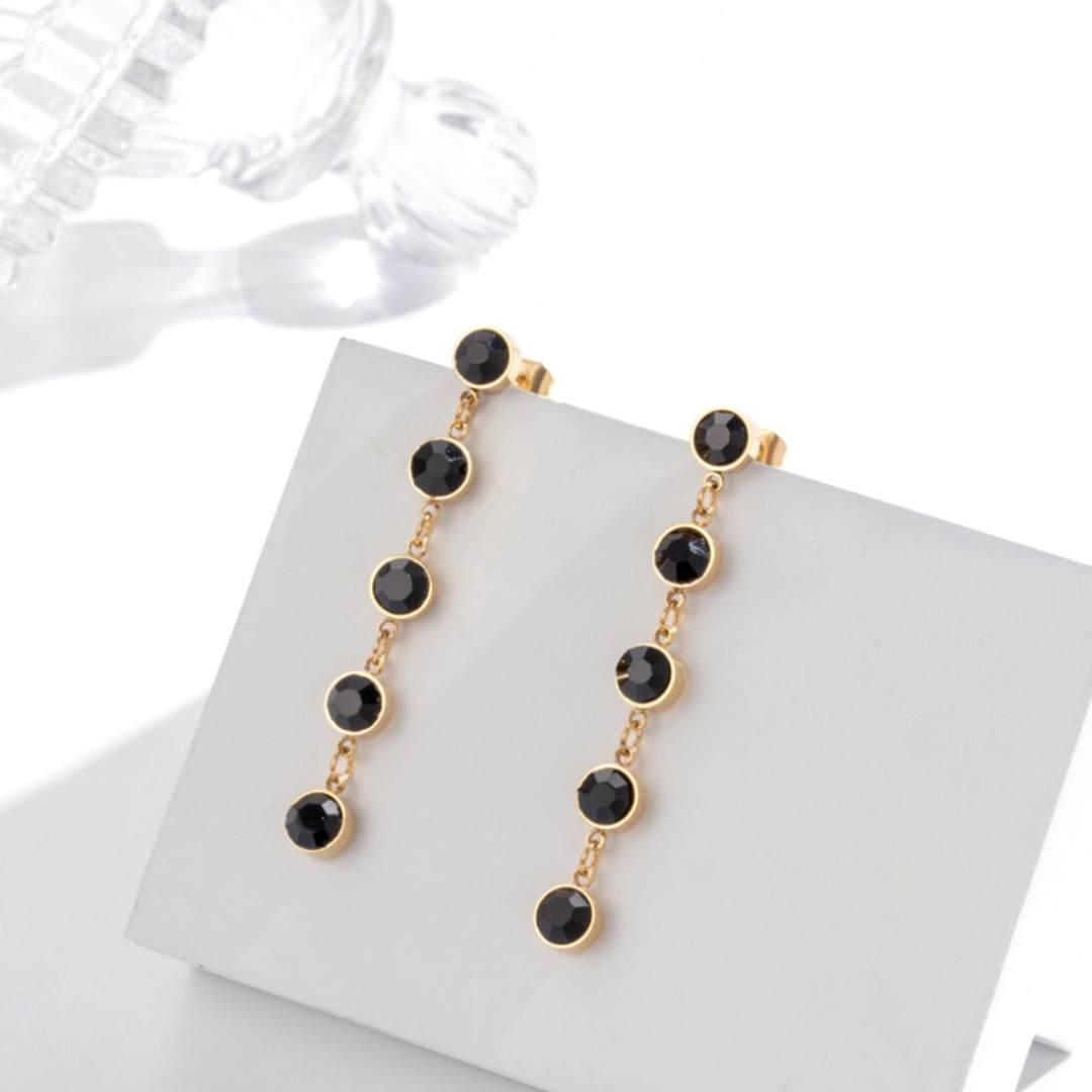 Onyx Drop Earrings