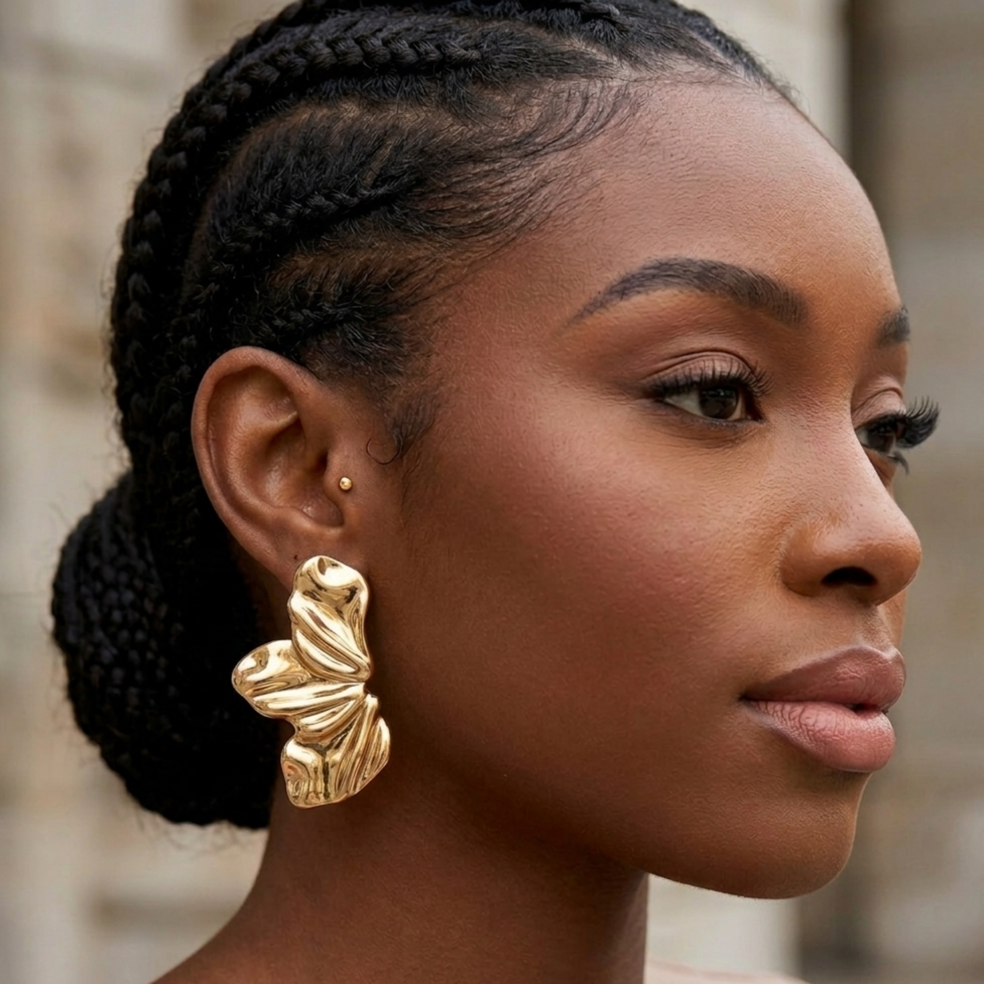 Gala Sculptural Stud Earrings
