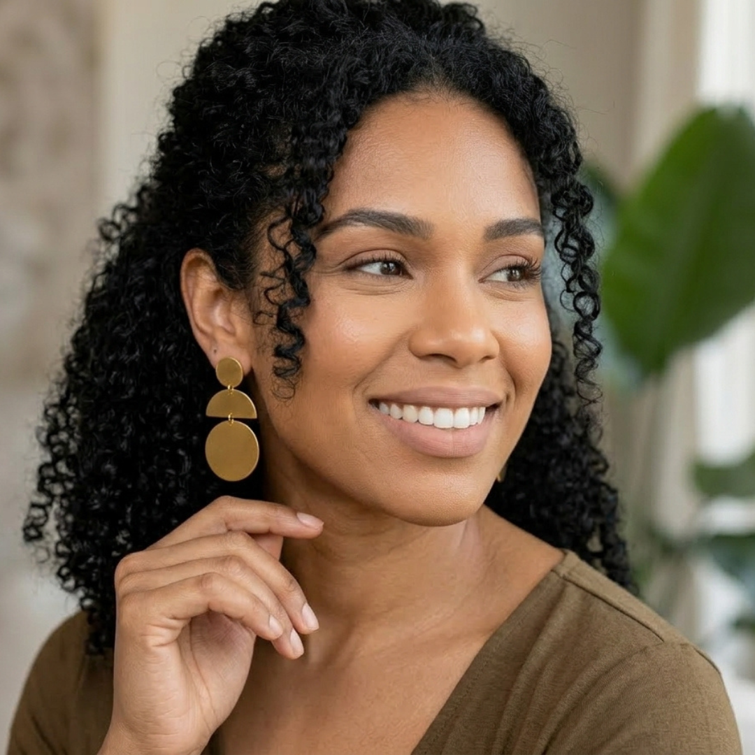 Crescent Drip Earrings