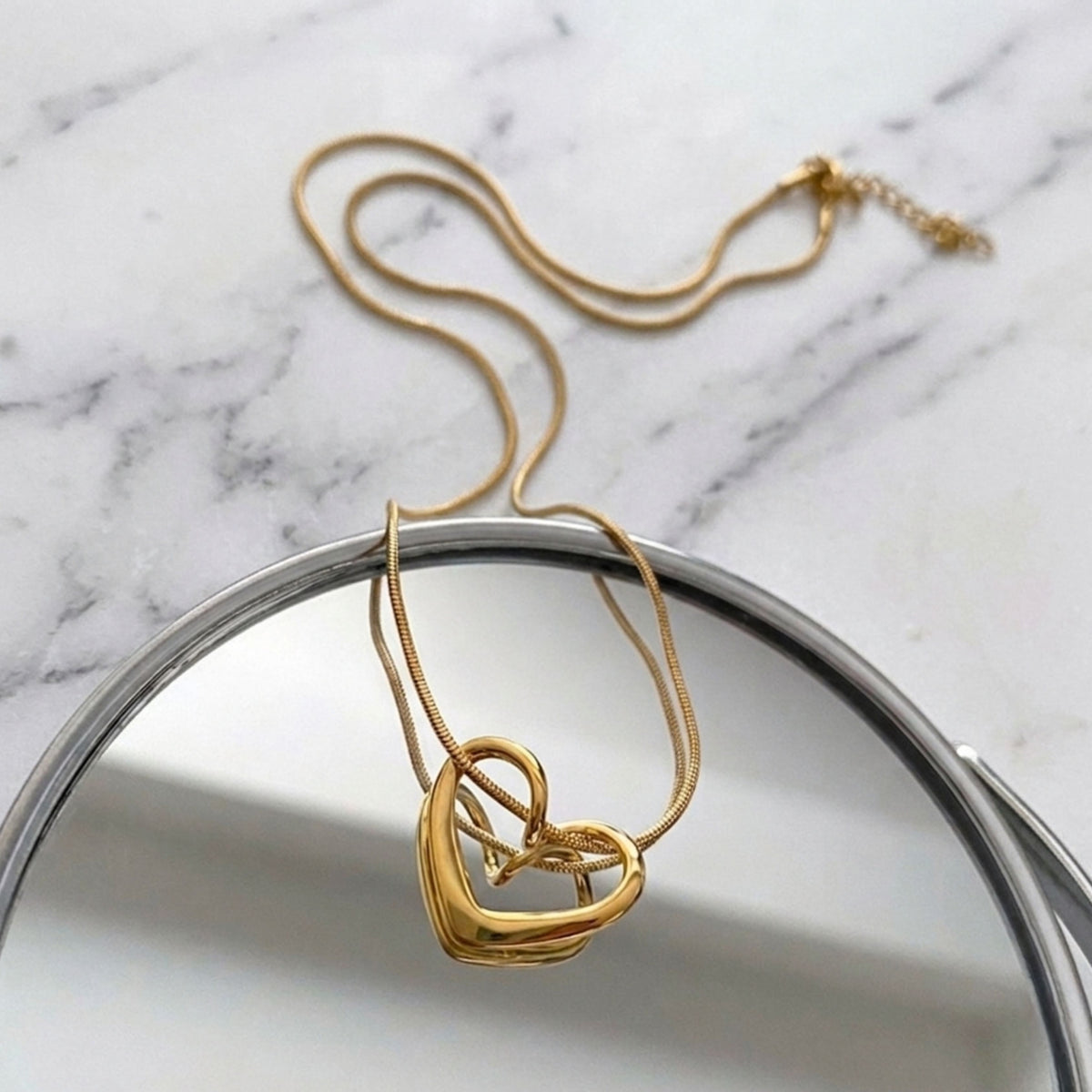 Hollow Heart Necklace