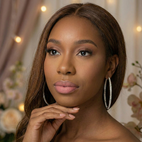 Johanna Double Rhinestone Earrings