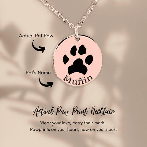 Paw Print Necklace