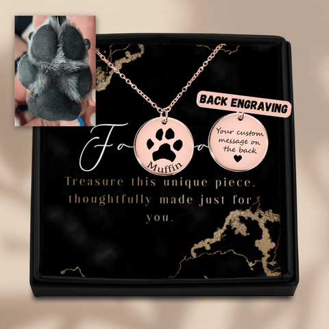Paw Print Necklace