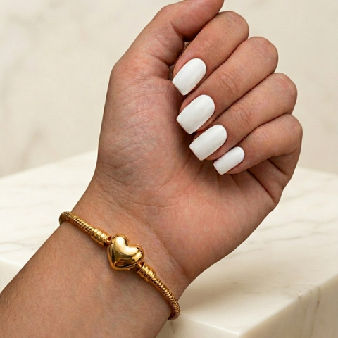 Eternal Golden Heart Bracelet