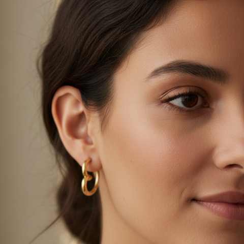 Armour Heart Earrings