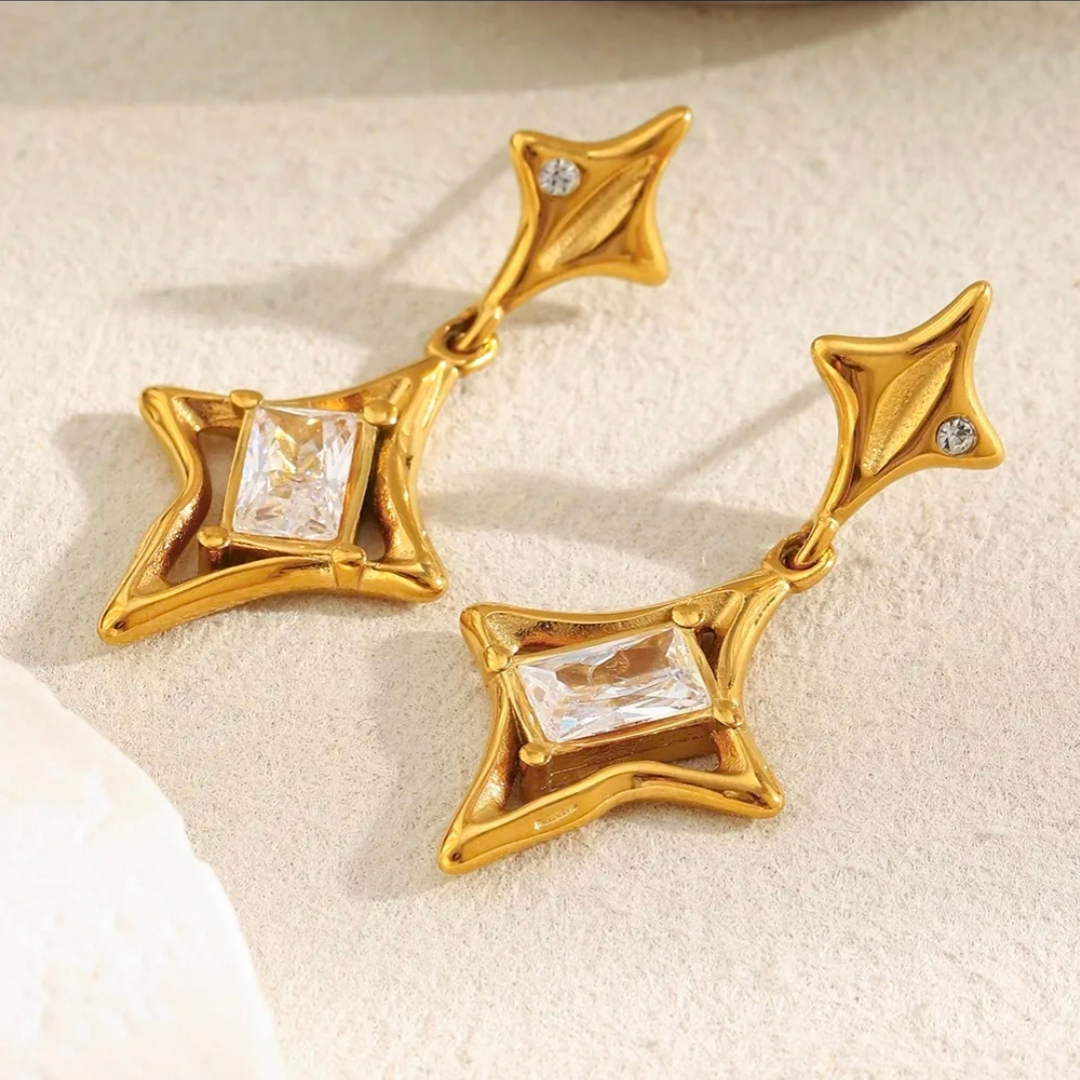 South Star Drop Earrings