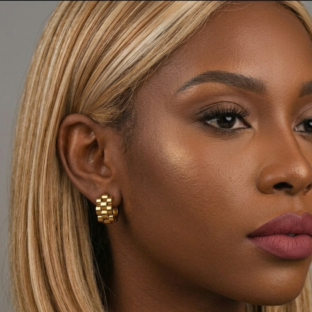 Maya Link Stud Earrings