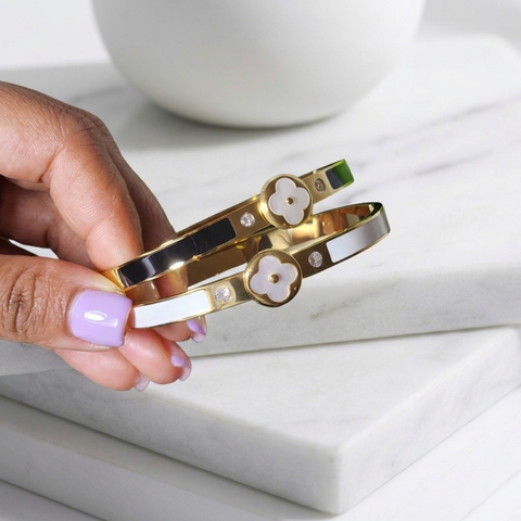 The Luxe Petal Bangle