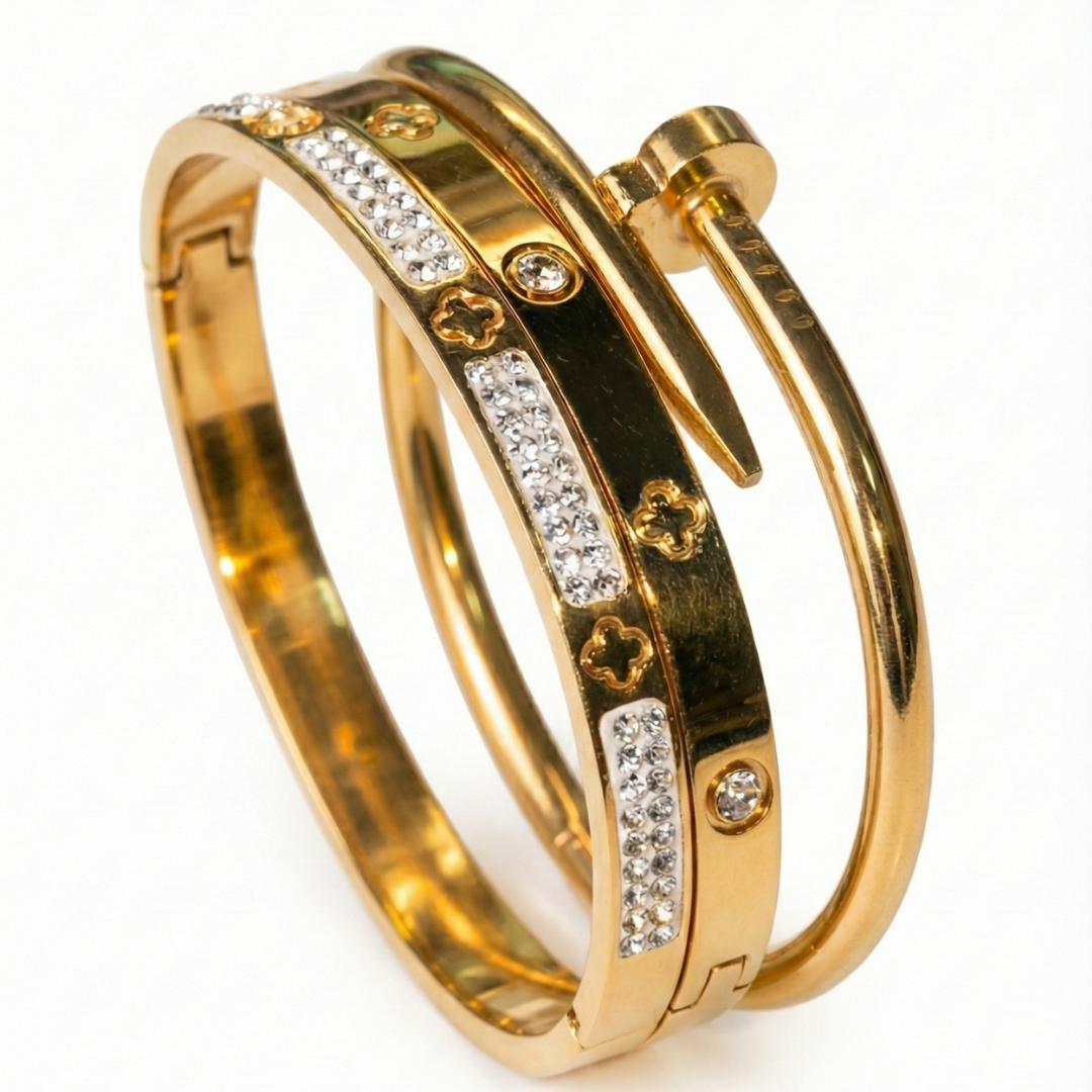 Gold Hour Bracelet Set