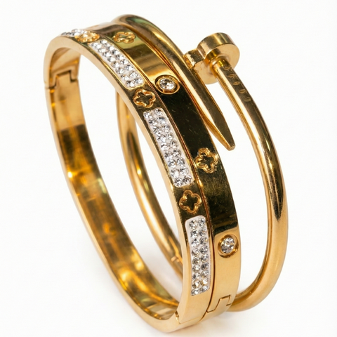 Gold Hour Bracelet Set