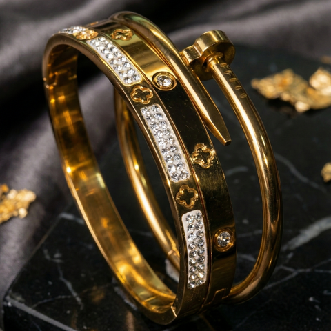 Gold Hour Bracelet Set