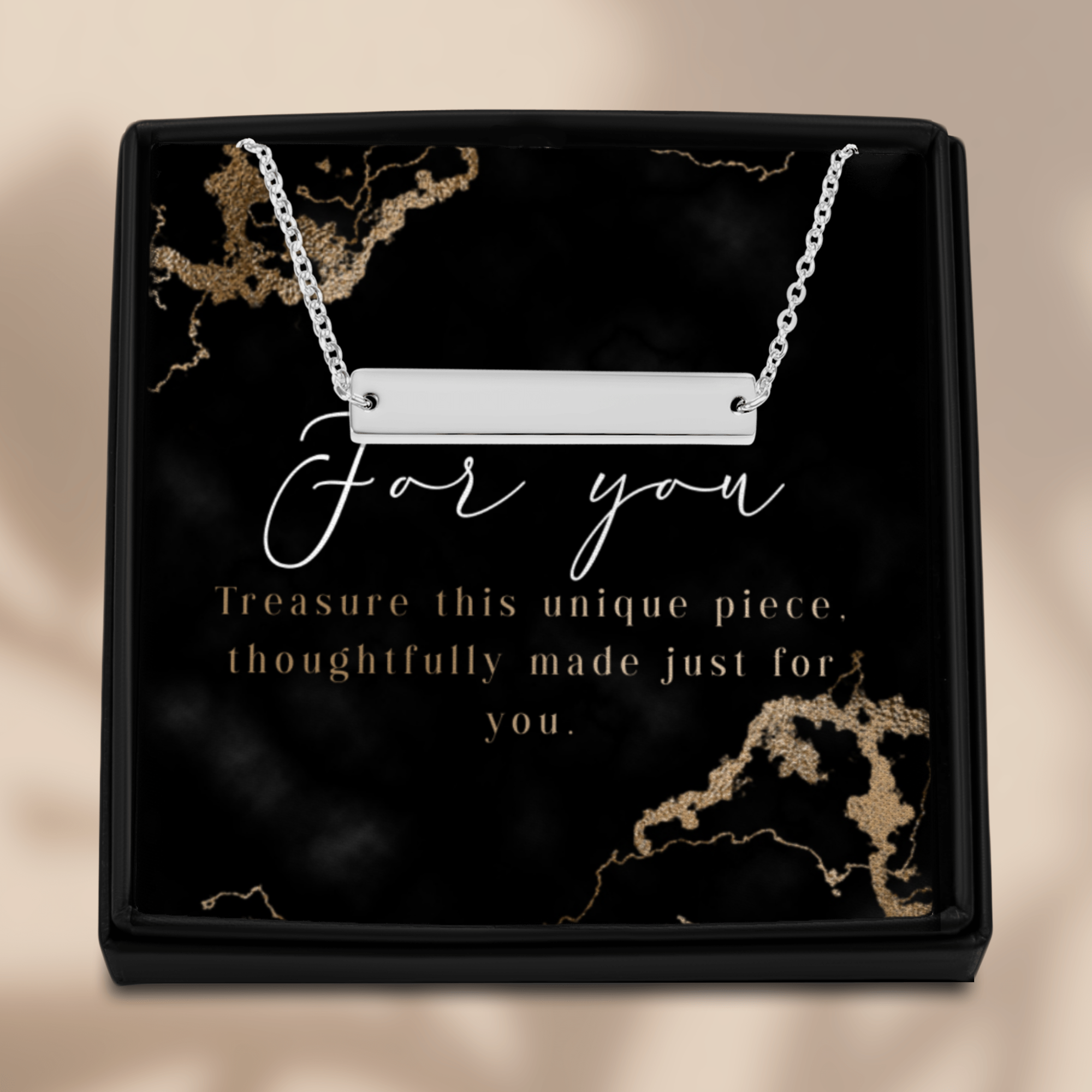 Horizontal Bar Necklace
