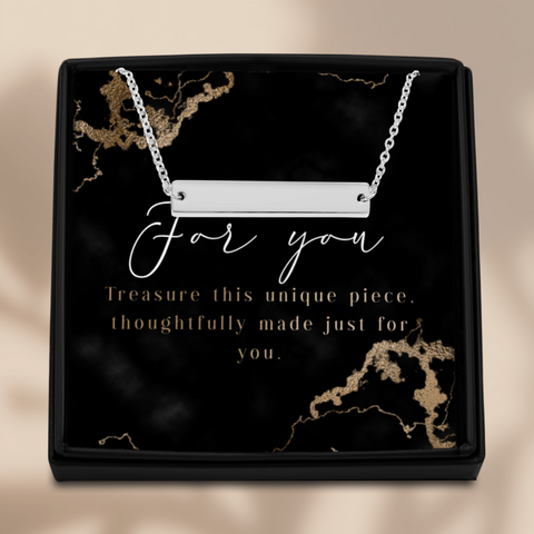 Horizontal Bar Necklace