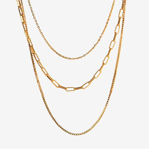 Trinity Layered Necklace