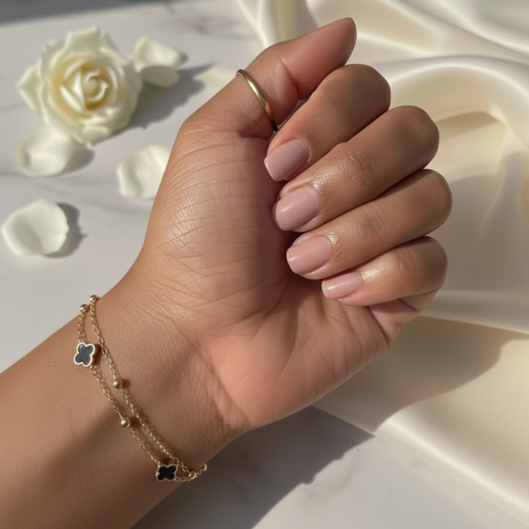 Noir Charm Duo Bracelet